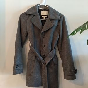 Banana Republic Grey Peacoat XS